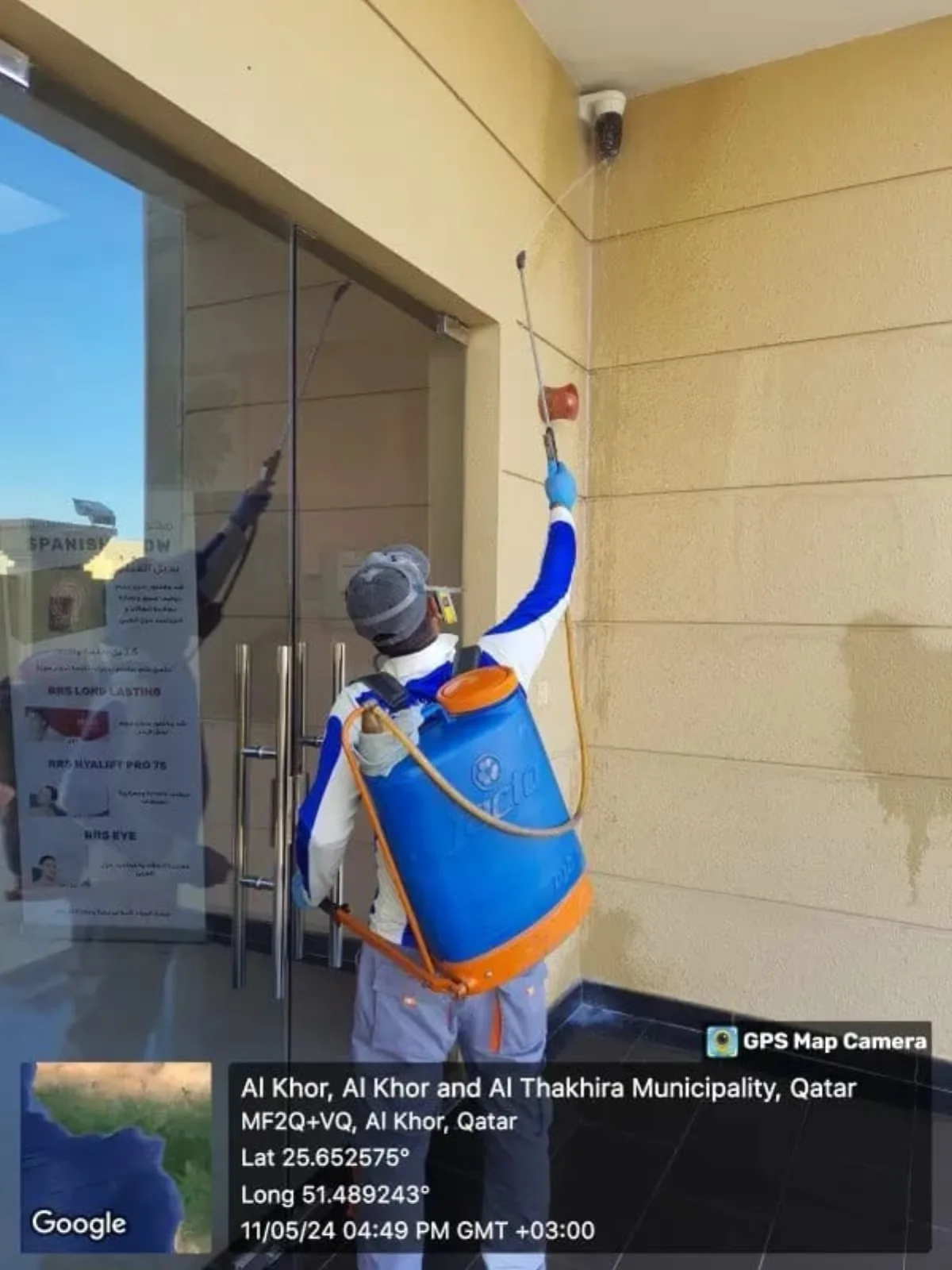 معالجة مداخل المباني